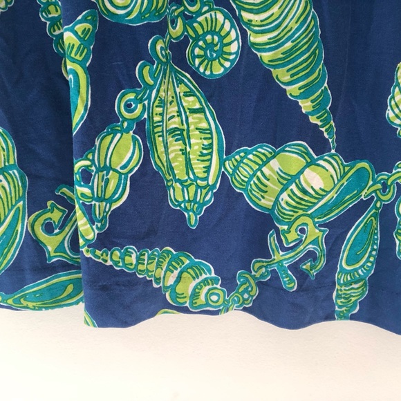 Lilly Pulitzer Clare Ruffle Sleeveless Mini Dress in Fallin in Love Blue Large - Picture 7 of 16